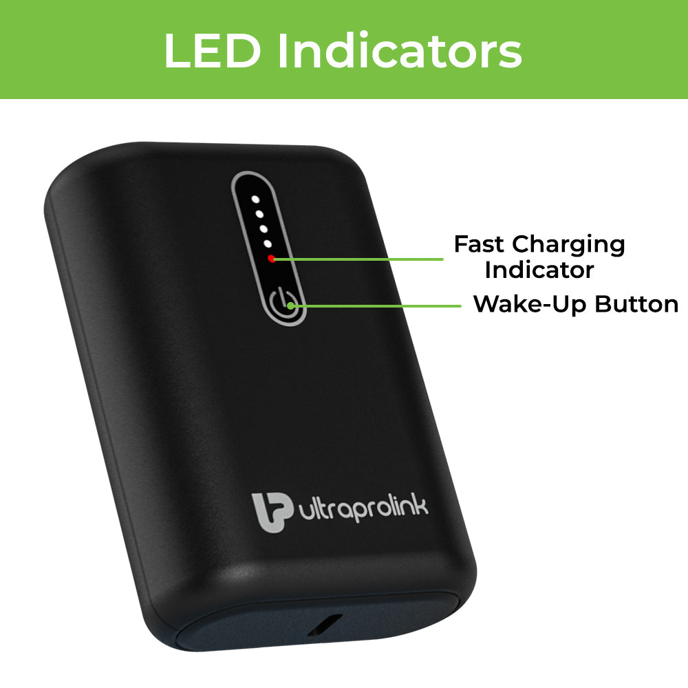 Buy ultraprolink Juice-Up 26800 mAh 100W Fast Charging Power Bank (2 Type A  & 1 Type C Ports, LED Indicators, Black) Online - Croma