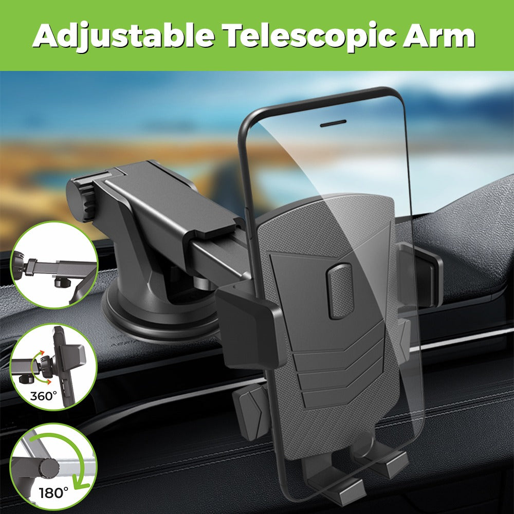 Windscreen phone store holder